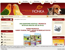 Tablet Screenshot of fionka.pl